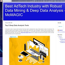 Top 3 Deep Data Analysis Tools