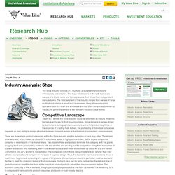 Industry Analysis: Shoe