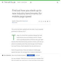 New Industry Benchmarks for Mobile Page Speed - Think With Google