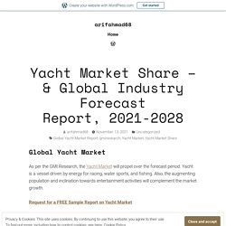 Yacht Market Share – & Global Industry Forecast Report, 2021-2028 – arifahmad68