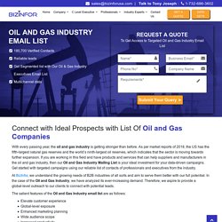 Oil and gas industry email database