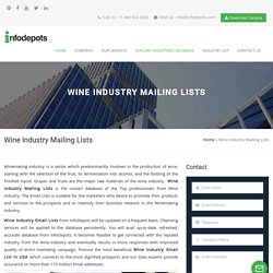 Purchase Wine Industry Email Lists