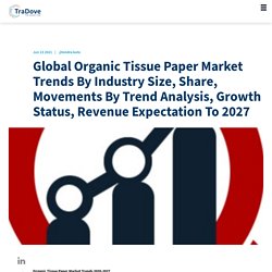 Global Organic Tissue Paper Market Trends By Industry Size, Share, Movements By Trend Analysis, Growth Status, Revenue Expectation To 2027