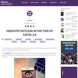 Industry Outlook in the time of COVID-19