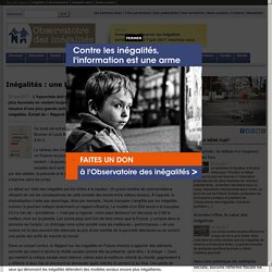 Inégalités : une hypocrisie française