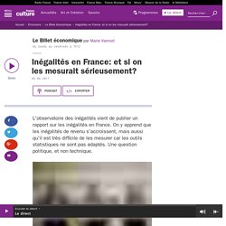 Inégalités en France: et si on les mesurait sérieusement?