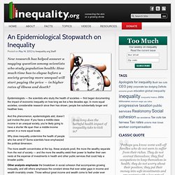 and Health: An Epidemiological Stopwatch