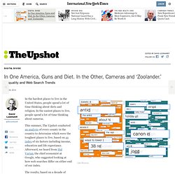 Inequality and Web Search Trends