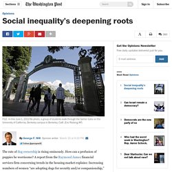 Social inequality’s deepening roots