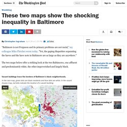 These two maps show the shocking inequality in Baltimore