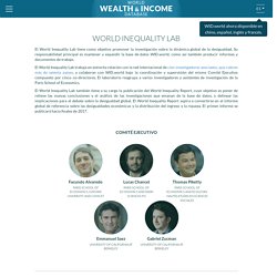 World inequality lab – WID – World Wealth & Income Database