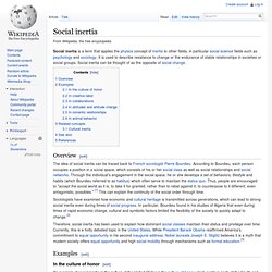 Social inertia