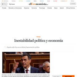 Inestabilidad política y economía