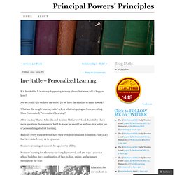 Inevitable – Personalized Learning
