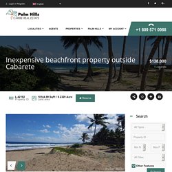 Inexpensive beachfront property outside Cabarete