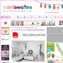 E-glue: stickers - adhesivos infantiles para las habitaciones de los niños. Mamidecora.com