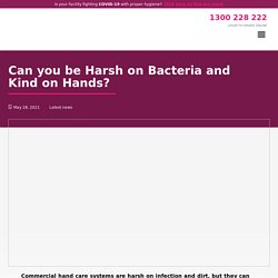 Harsh on infection, kind on hands. Veridia’s moisturising hand wash.