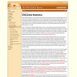 Inferential Statistics