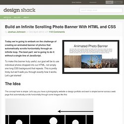Build an Infinite Scrolling Photo Banner With HTML and CSS