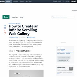 How to Create an Infinite Scrolling Web Gallery