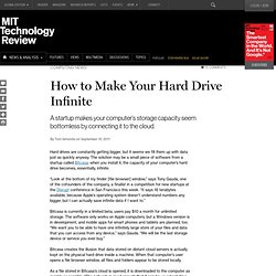 How to Make Your Hard Drive Infinite