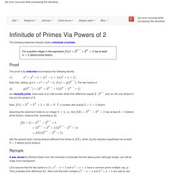 Infinitude of Primes Via Powers of 2