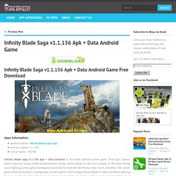 Infinity Blade Saga v1.1.156 Apk + Data Android Game