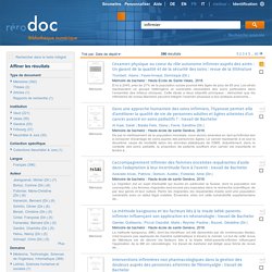Rero doc- Bibliothèque numérique-Mémoires de Bachelors en soins infirmiers suisses