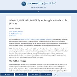Why INFJ, INFP, INTJ, & INTP Types Struggle in Modern Life (Part 2)