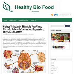 6 Ways To Instantly Stimulate Your Vagus Nerve To Relieve Inflammation, Depression, Migraines And More -