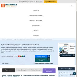 Systemic Inflammatory Response Syndrome Treatment Market by Indication, Geography & Forecast to 2027 - TMR