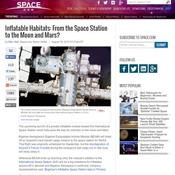 Inflatable Habitats: From the Space Station to the Moon and Mars?