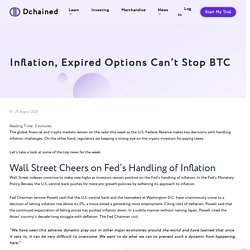 Inflation, Expired Options Can't Stop BTC - Dchained