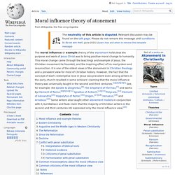 Moral influence theory of atonement - Wikipedia