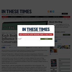 Koch Brothers Poised to Raise Influence With Massive Conservative Database - The ITT List