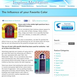 The Influence of your Favorite Color