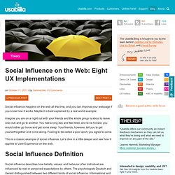 The Usabilla Blog » Social Influence on the Web: Eight UX Implementations » The Usabilla Blog