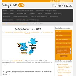 Twitter influence t –il le SEO ?