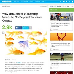 Why Influencer Marketing Needs to Go Beyond Follower Counts