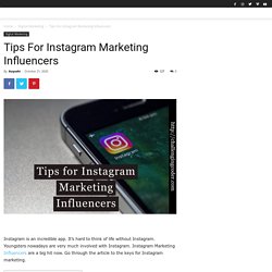 Tips For Instagram Marketing Influencers  - Challenging Coder