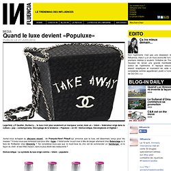 Media - Quand le luxe devient «Populuxe»
