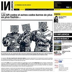 Etudes - Les QR codes et autres codes barres de plus en plus flashés…