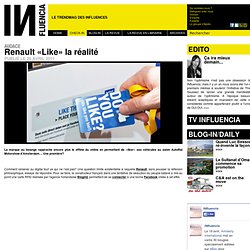 Audace - Renault «Like» la réalité