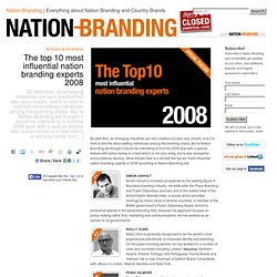 The top 10 most influential nation branding ex