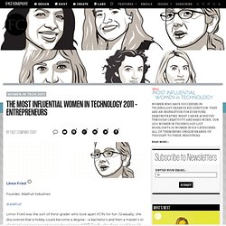 The Most Influential Women in Technology 2011 - Entrepreneurs