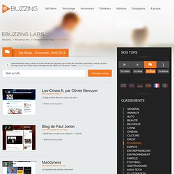 Blogs Economie les plus influents - Classement par influence