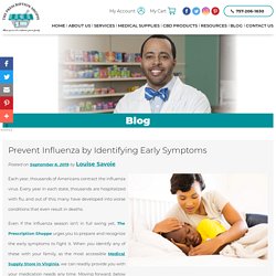 Prevent Influenza by Identifying Early Symptoms