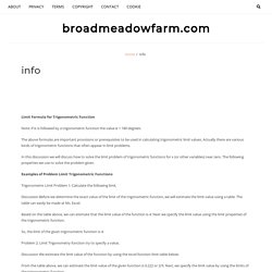 info – broadmeadowfarm.com