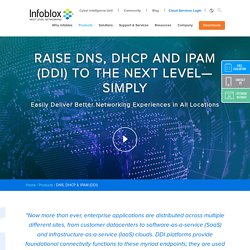 DDI (Secure DNS, DHCP, and IPAM)