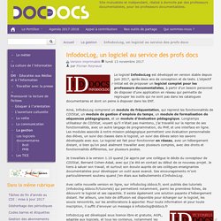 InfodocLog, un logiciel au service des profs docs